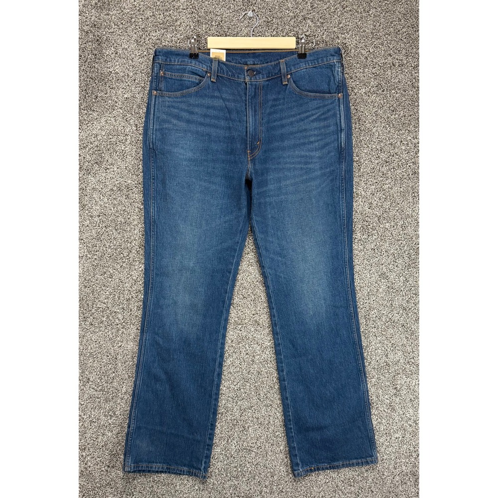 Levis 537 Western Bootcut Jeans Mens 38/34 Blue Denim Stretch Cowboy Rodeo